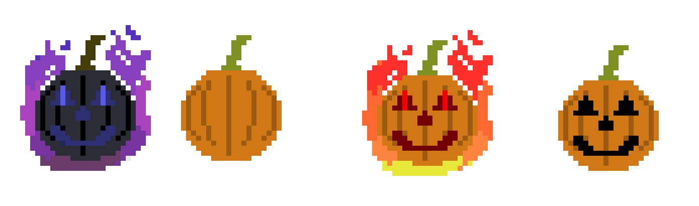 [3a0be4] pumpkin,jack-o-lantern,haunted jack-o-lantern,burnt haunted jack-o-lantern
