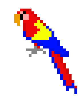 [9664c4] sitting parrot