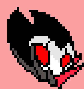 [05b0c1] Yes.... *His eyes glow red, a little bat with Grim's face appears, Grim opens up his robe, and the bat flies in.* Let's give these folks a show they won't soon forget! *Battle theme begins*
