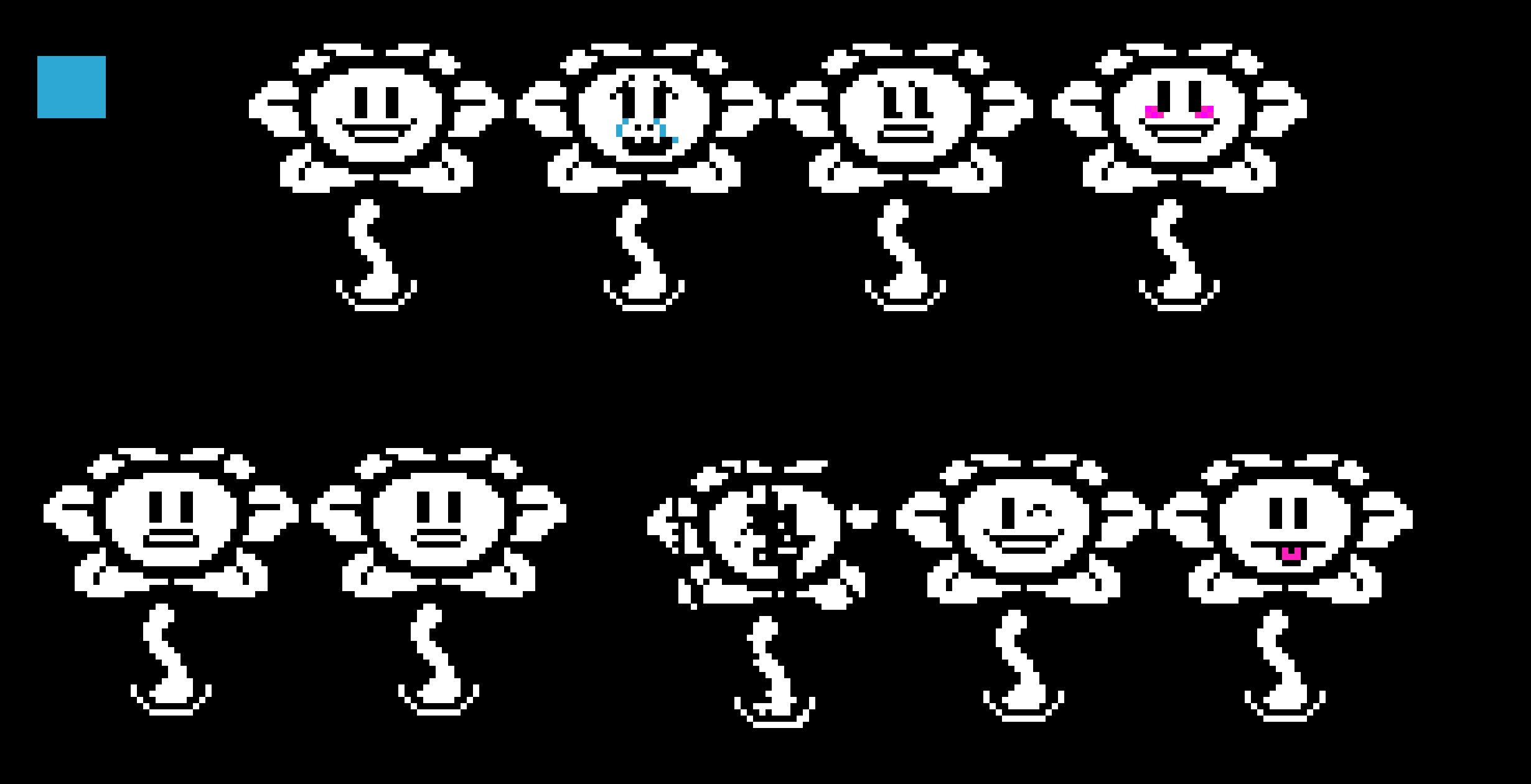 Flowey sprites