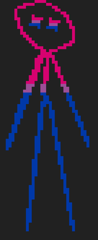 [6c4e5b] it's me hogloug and i'm back, and a bi stick figure