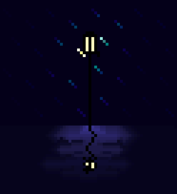 [1c9fad] rainy street lamp
