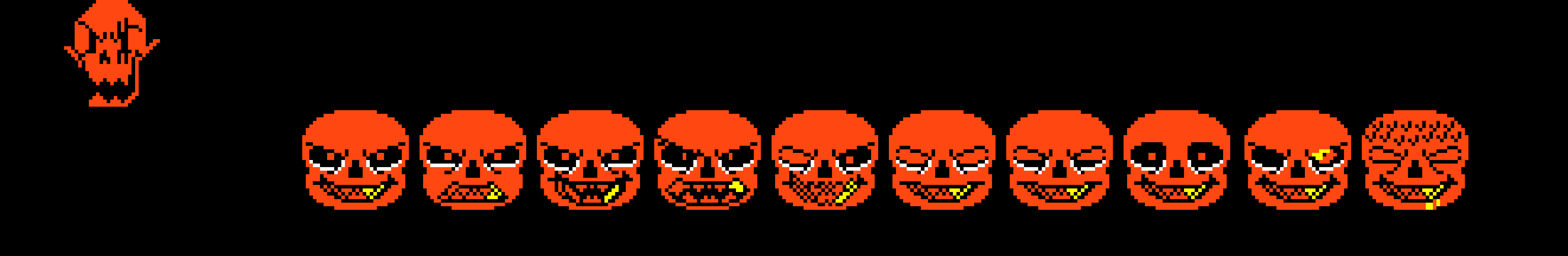 [d6cc31] Undertale Sans and Papyrus Battle Sprite.