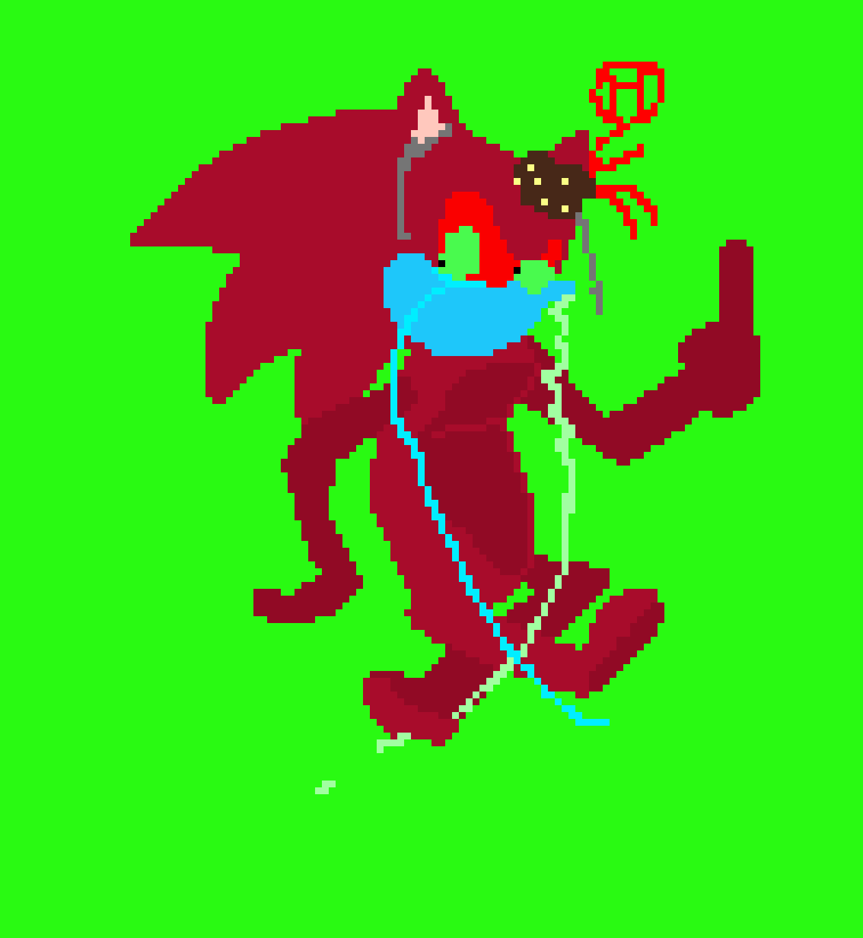 [53a360] Dumbass bitch ass Sonic furfag oc forgot to stop recording