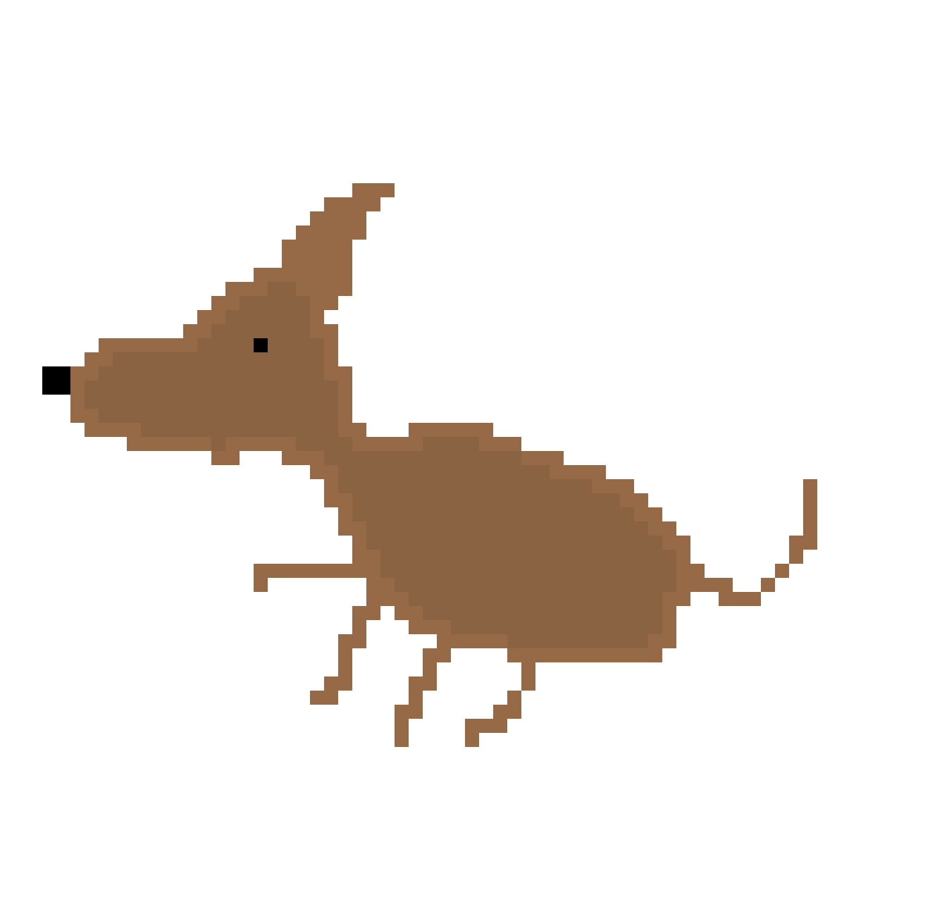 A dog