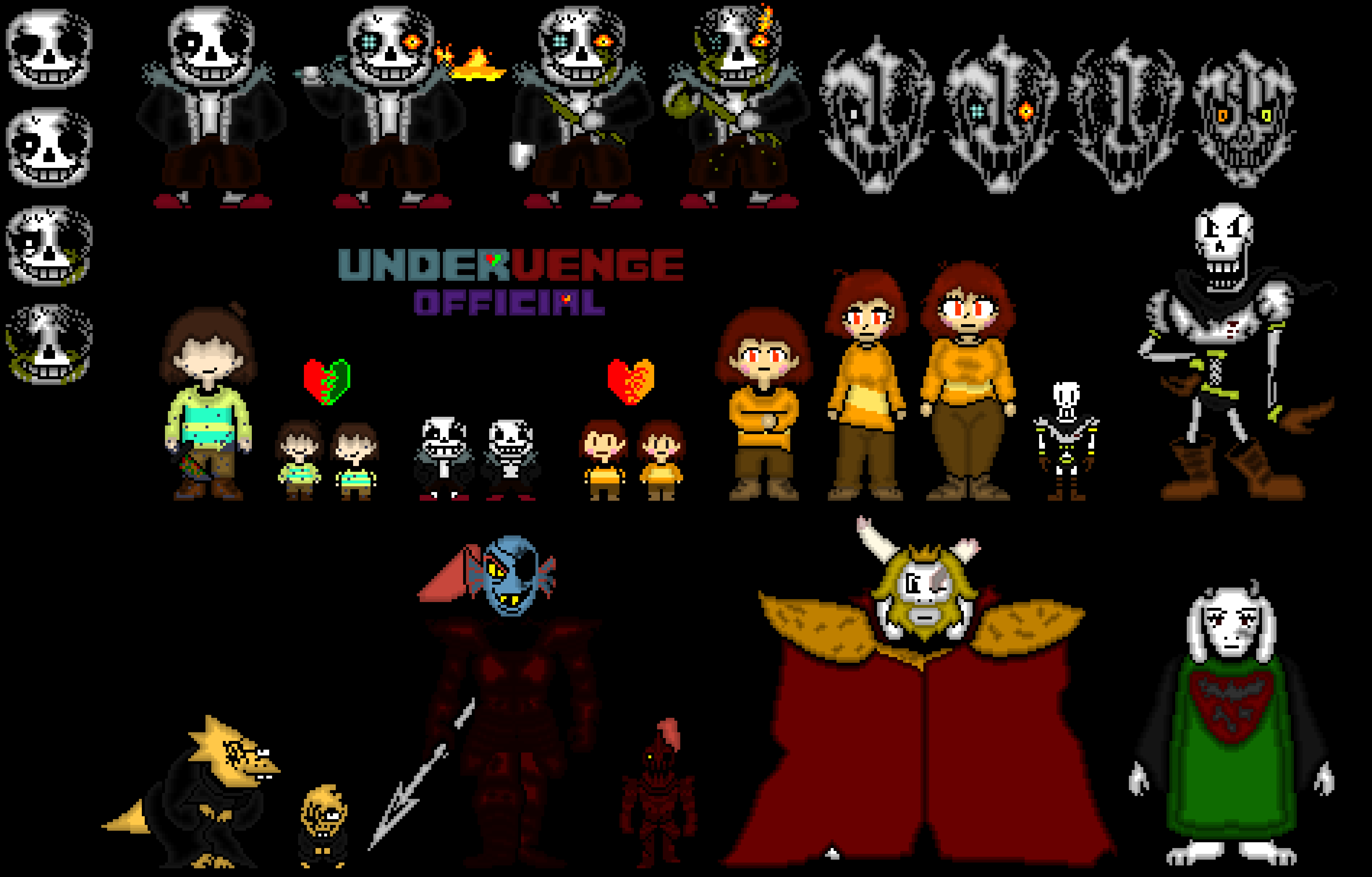 UNDERVENGE Official Sprite Sheet 1