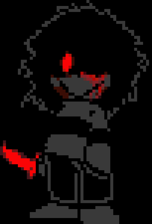[aceee1] Chara knows Solunary's ability...He has the Ability to transform into any type of sans, and die as them, they can also reset, due to the souls they collected..