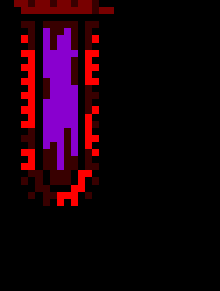 [7e9f14] *He put the chainsaw into the ground and the ground in some area cracked*