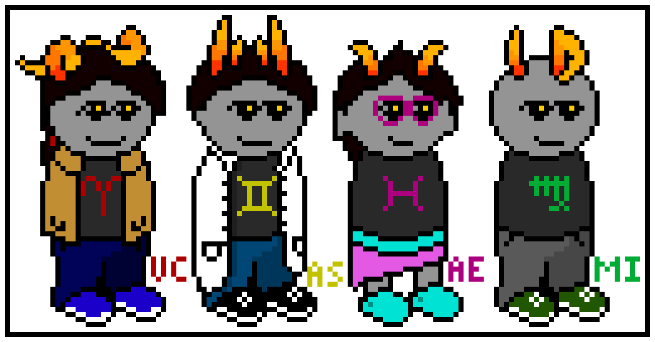 [9664c4] Homestuck Trash Troll Sprites