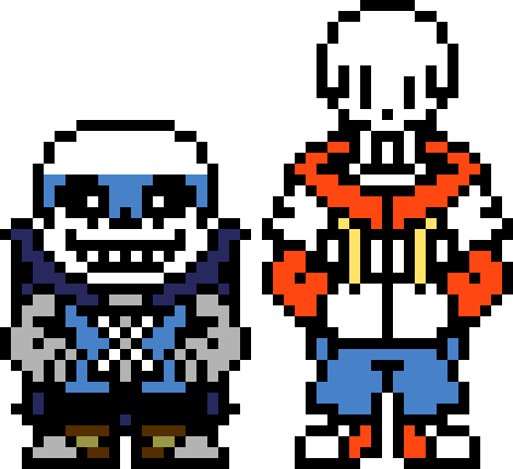 TS Underswap Sans and Papyrus Overworld