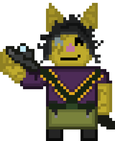 [562286] Huntress chipper smile