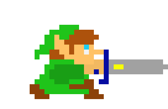 LINK 8 Bits with MASTER SWORD
