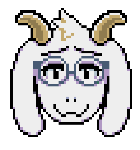 [9ce639] Ralsei No Hat Face(2nd Sanctuary)