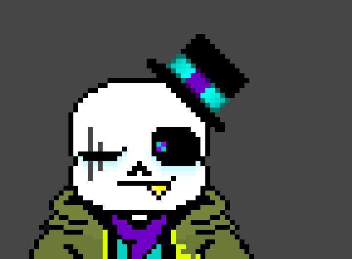(so it does look like blushing)oh no i'm not blushing this is supposed to be eyeliner (what i like sanses sometimes when they have the eyeliner)