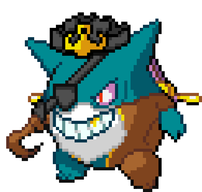 [990543] Dhelmise/Gengar - Captain Concept.
