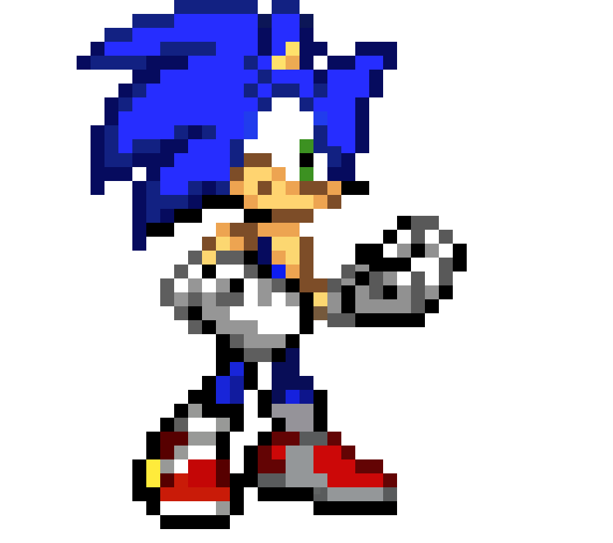 Sonic Advance: Sonic Sprite (Re-done!)
