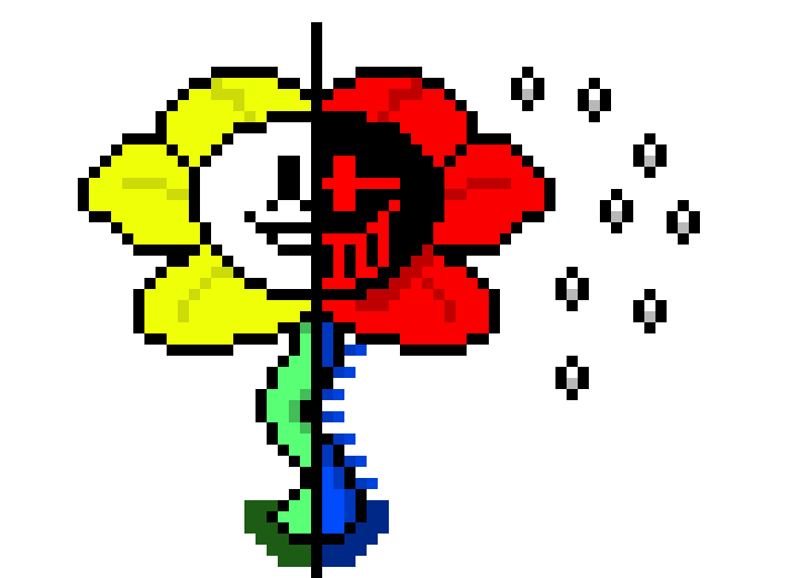 [965d3c] Flowey Sprite (evil) 