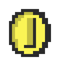 [1d49ac] mario coin colored by among jus