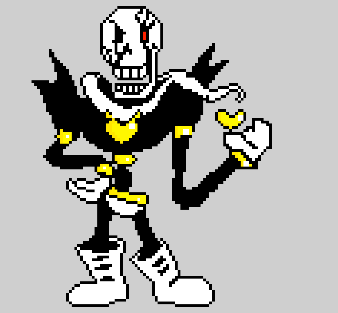 [c6ece7] Undertale Papyrus sprite but royal guard