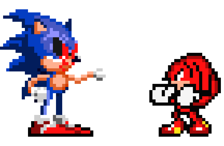 [3dcd0b] sonic.exe vs knuckles