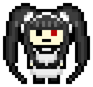 [5f6549] Ko - 2 pixel sprite base