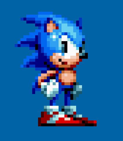 [706342] Sonic Mania Sonic looks at YOU!
