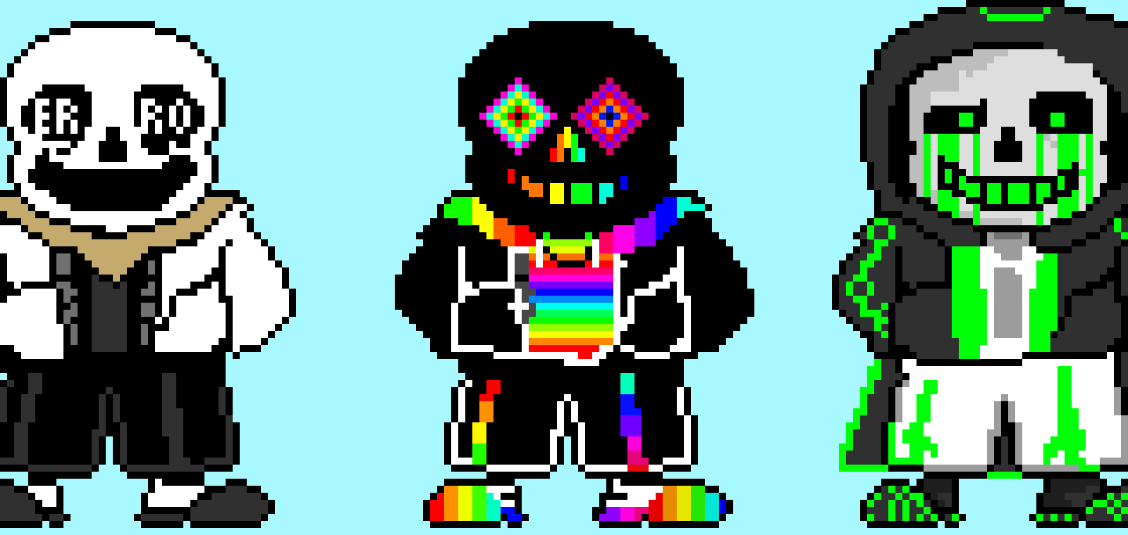 [026972] Glitch Time Trio but with my characters