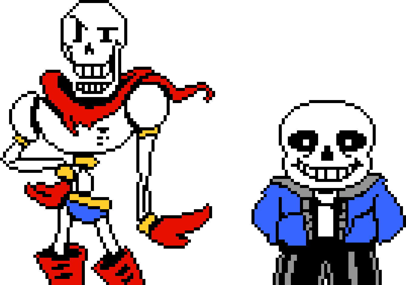 sans and papyrus (Undertale)