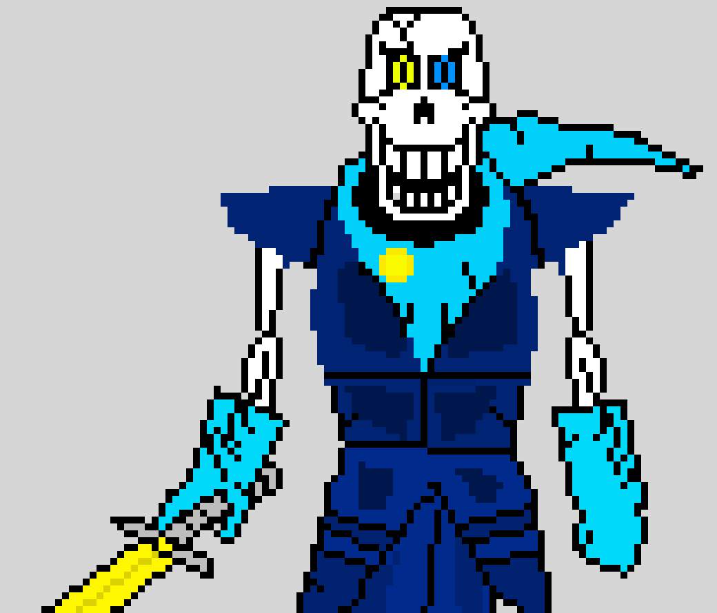 [9664c4] Hardtale Papyrus(my take)(improved sprite)