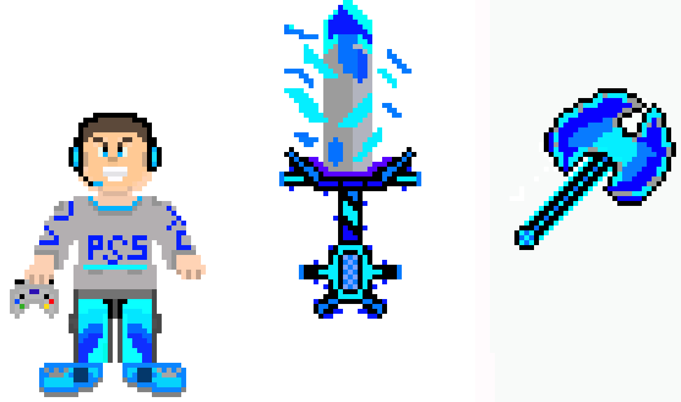 [4495bb] Playmans weapons and outfit (gamer boys enemy)