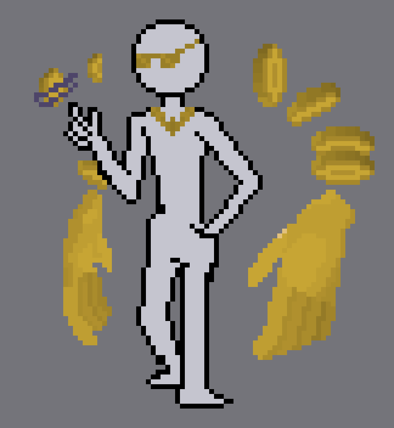 [8cf262] and I basically make a new sprite every year, I stuck with my slime guy for a year, I stuck with blooper for two yearss