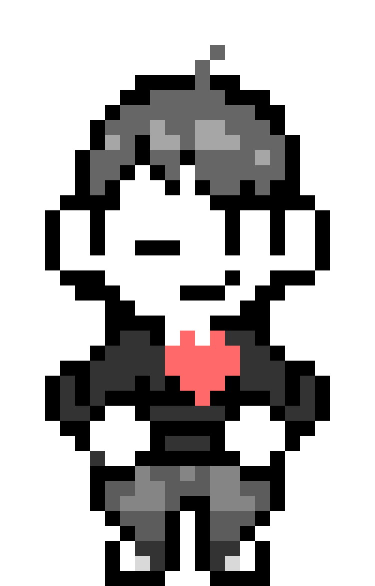 me in undertale battle sprite