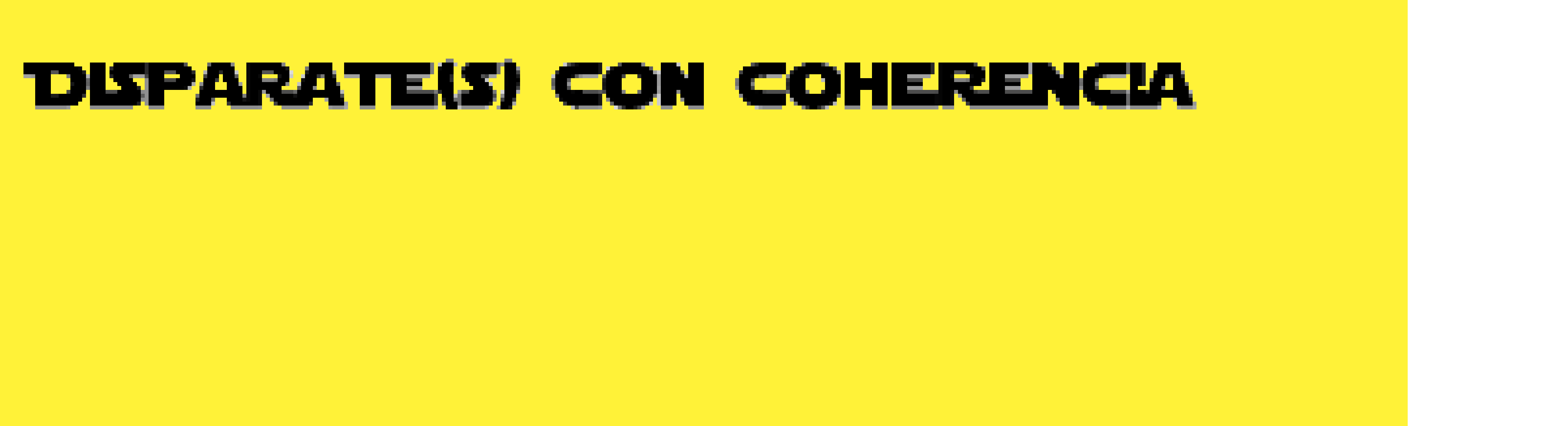 Disparate(s) con coherencia