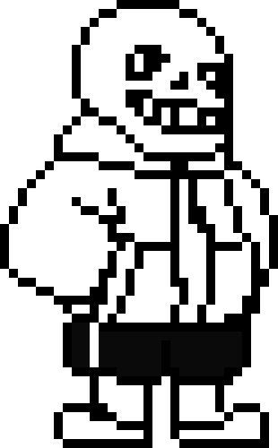 [9664c4] OFF Style Sans Battle Sprite