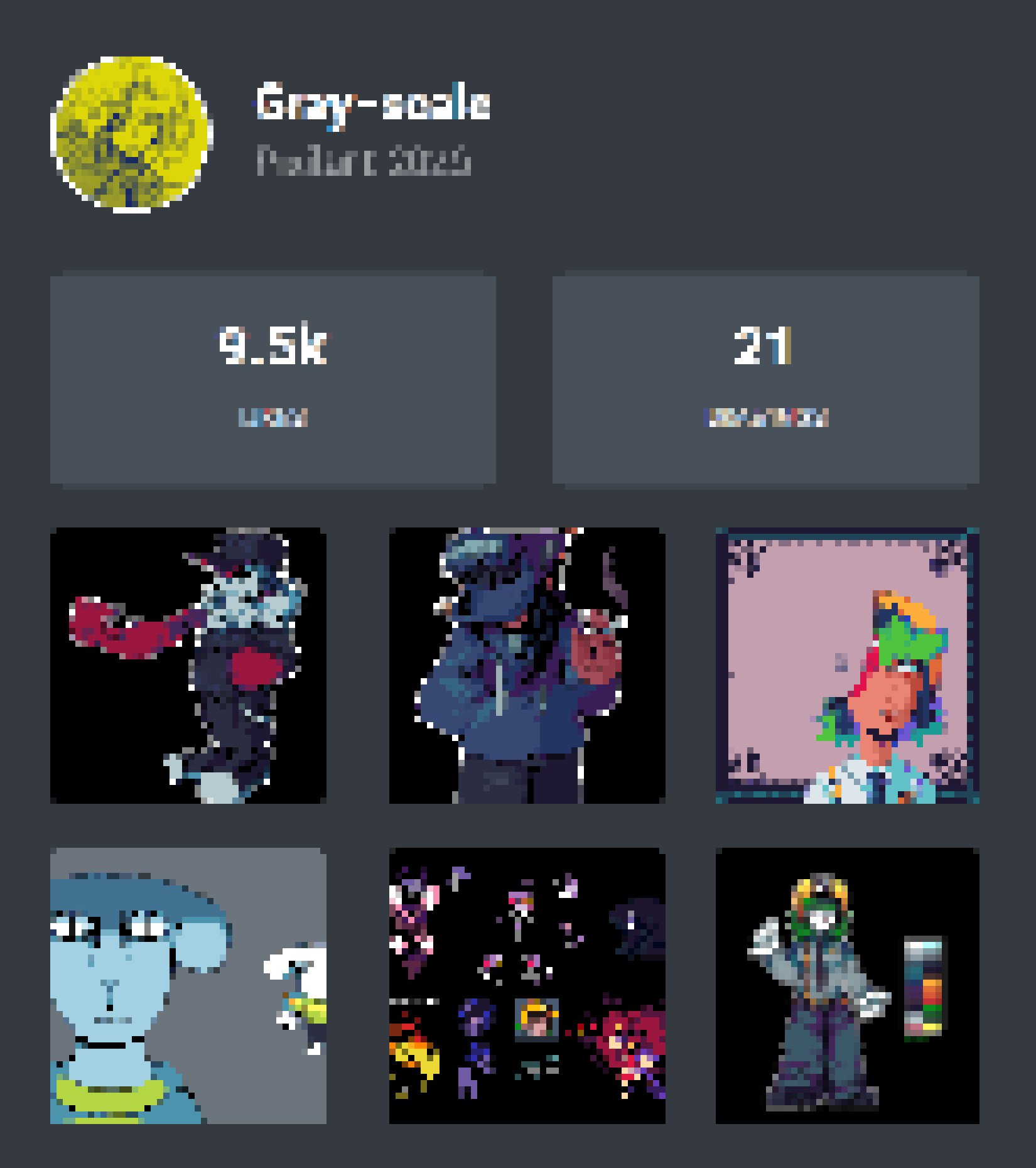 [8426a8] idk if 9.5 likes means i liked that many drawings this yuear or got that many