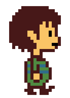 Frisk Sprite Sheet caminando derecha