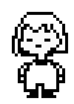 [9664c4] black and white frisk
