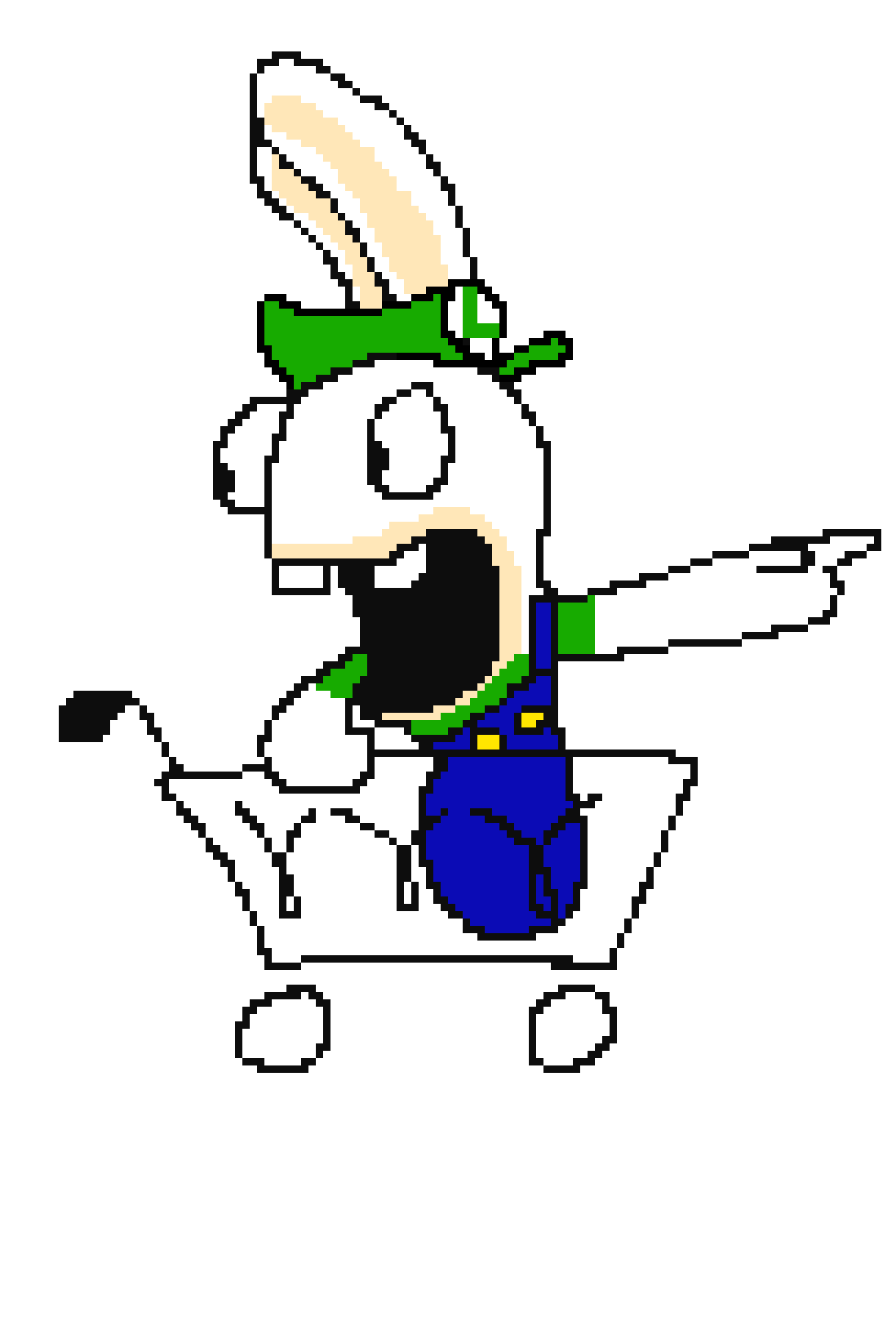 [45ac7c] 2d Raabbid Luigi