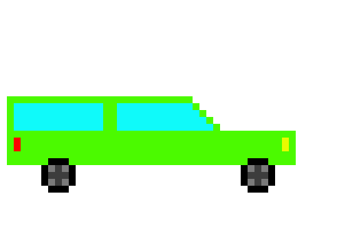 [685ec3] green suv
