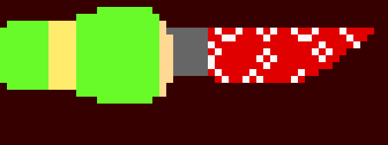 [53a360] has a knife pointed at blue while can't move *