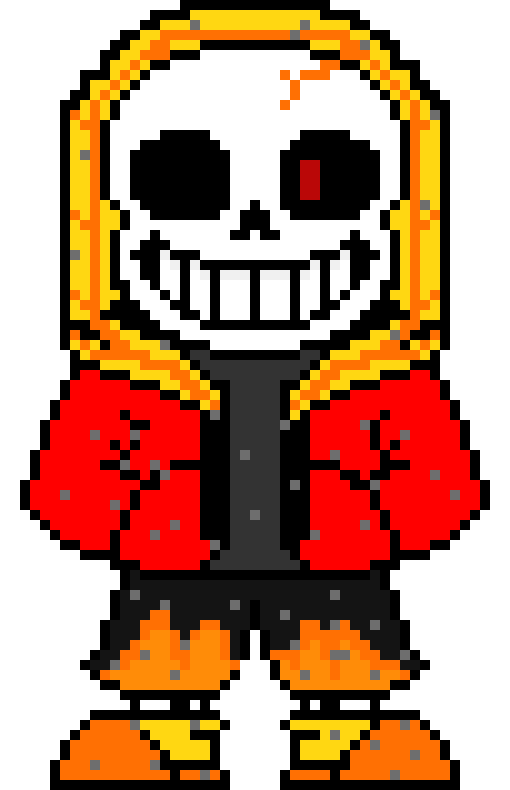Flamez!Dust!Sans Sprite