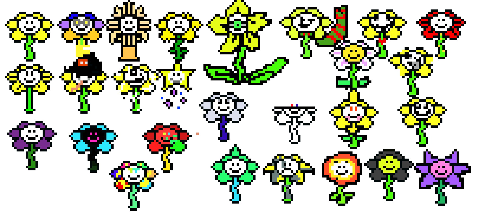 [965d3c] flowey au themes and lnkflowey