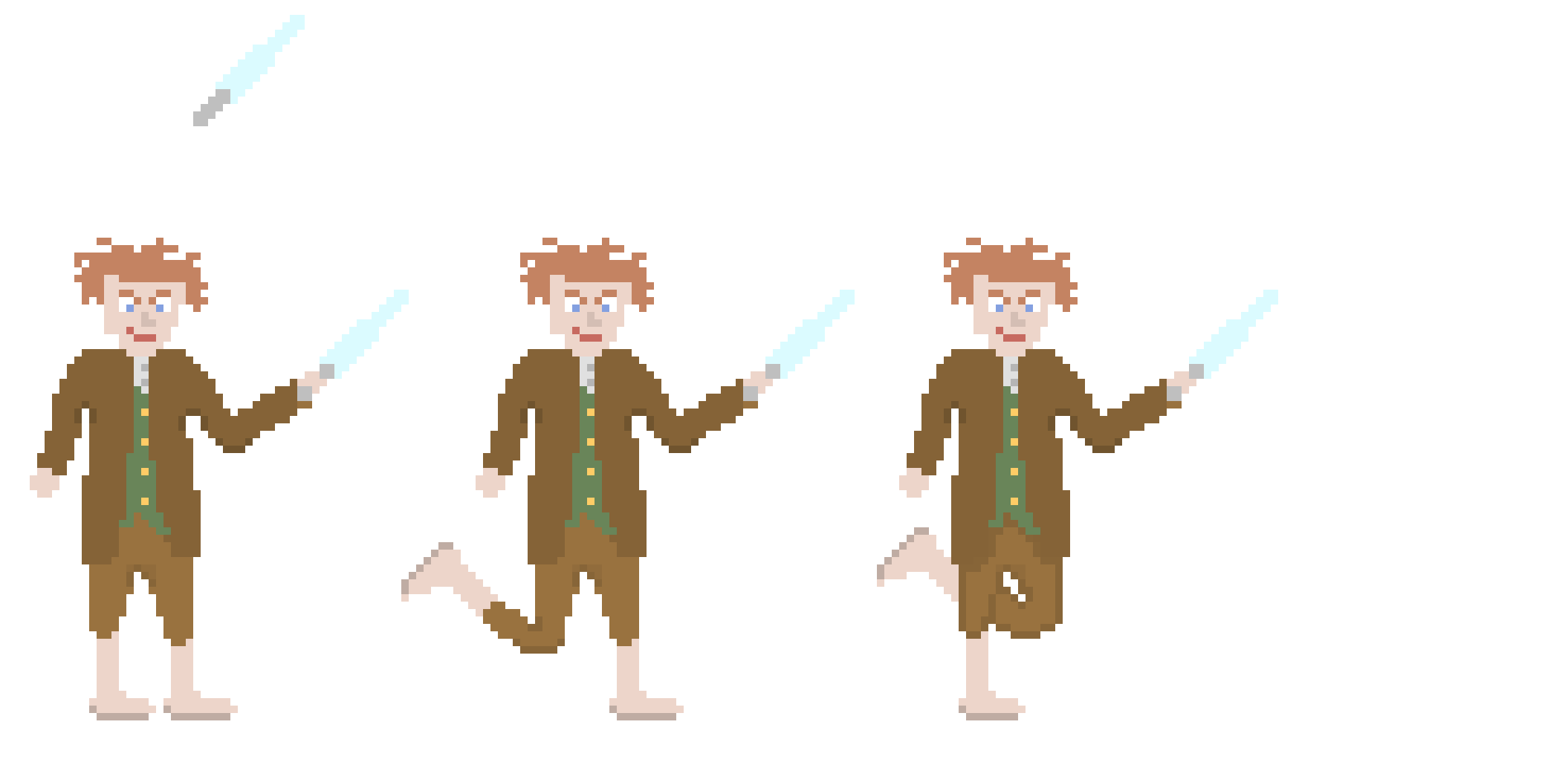 Bilbo running