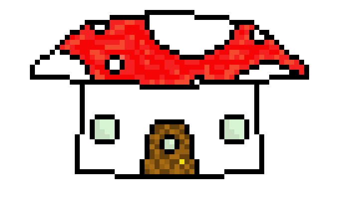 [9c4030] Village House #1