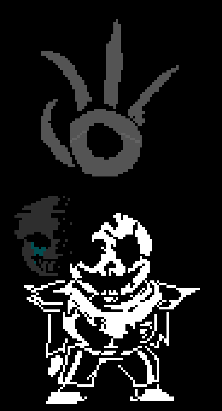 [fdea83] there are two endings in my first au one were u kill all of the broken monsters or cut the puppet strings