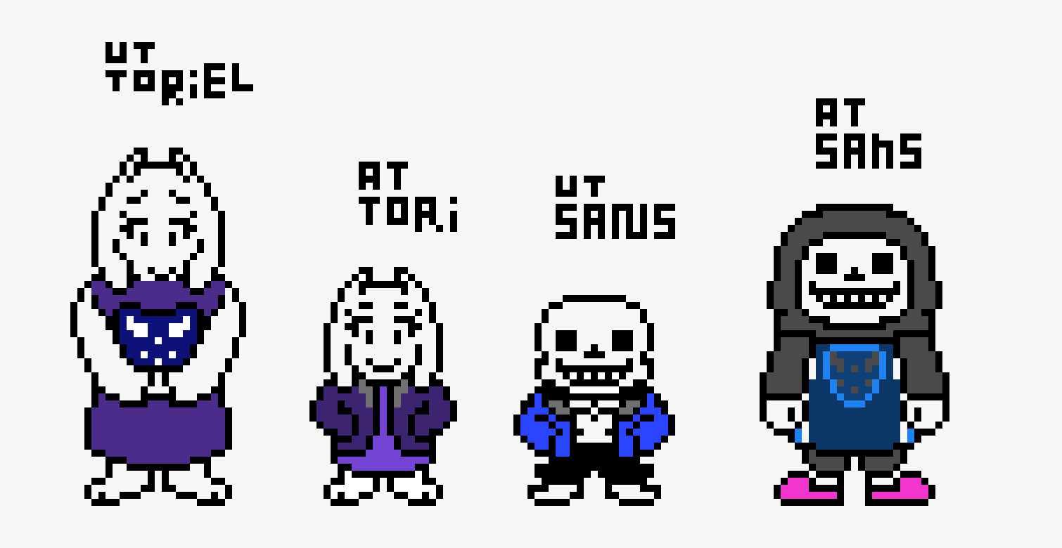 [9664c4] UT toriel At toriel Ut sans and At sans