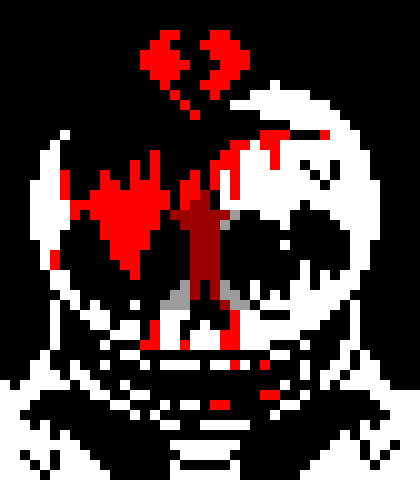 [7ce906] *(It looks at papyrus, asking..) What's your favorite food, Papyrus? -HorrorTale Sans