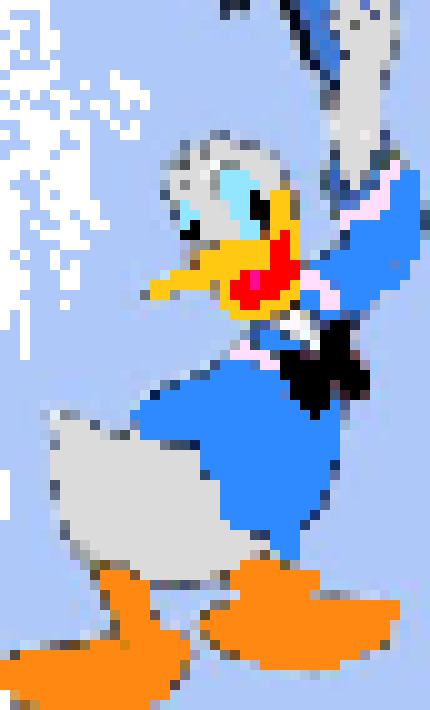 [292381] Donald duck my pixel art