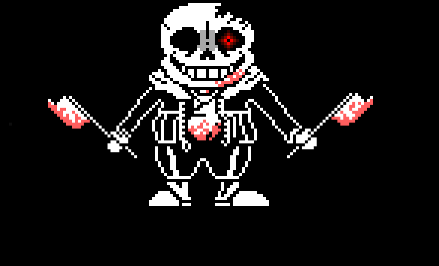 what do you guys think of my insanity sans sprite? : http://pixelartmaker.com/art/046432beca562c6