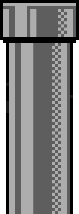[181727] A grey 8-bit pipe